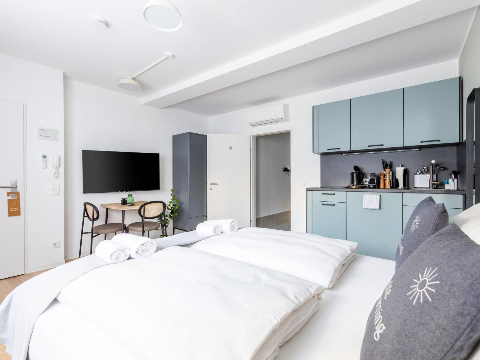 Limehome Klagenfurt Goessgasse Klagenfurt am Woerthersee Pokoj fotografie