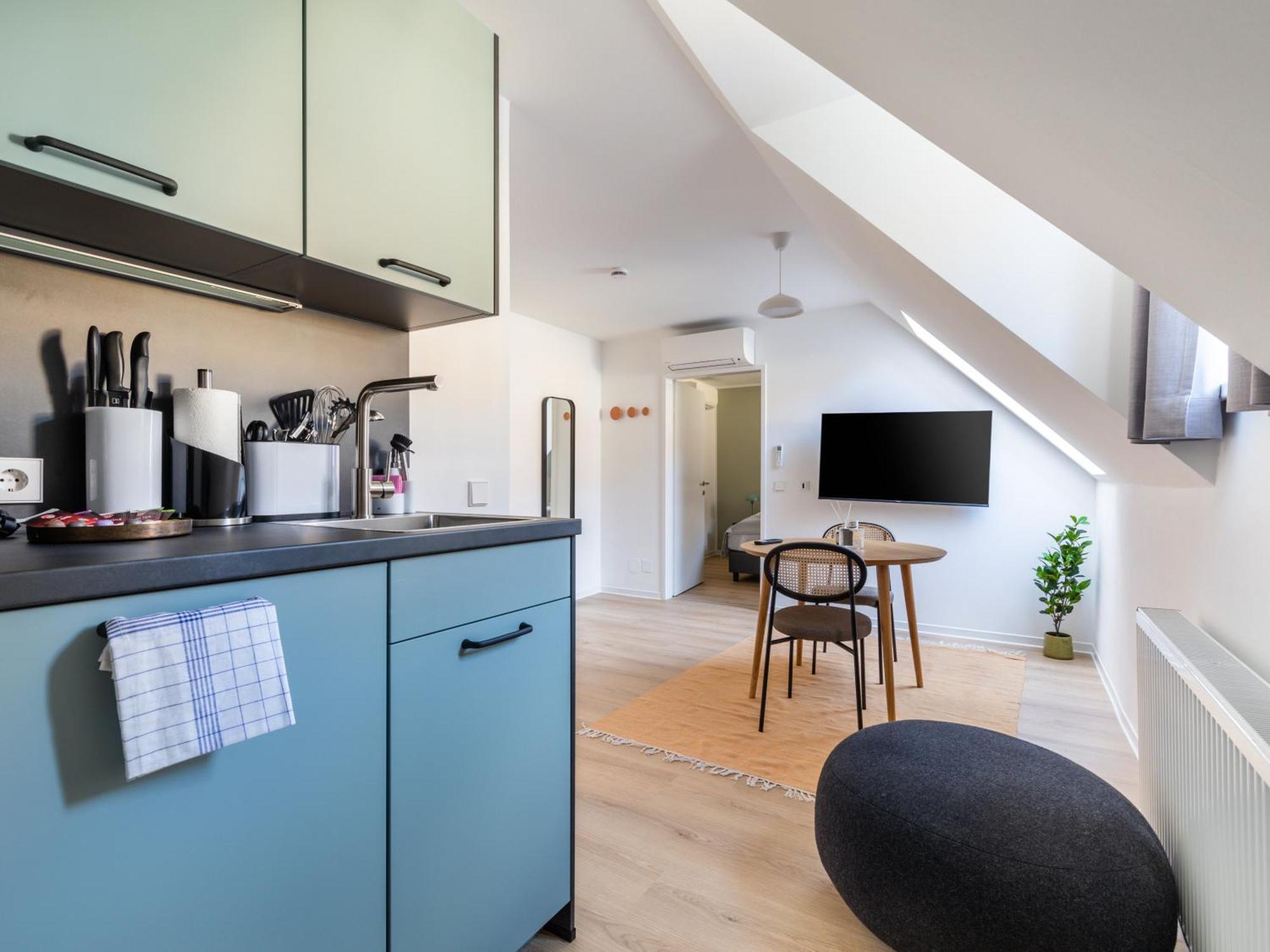 Limehome Klagenfurt Goessgasse Klagenfurt am Woerthersee Pokoj fotografie